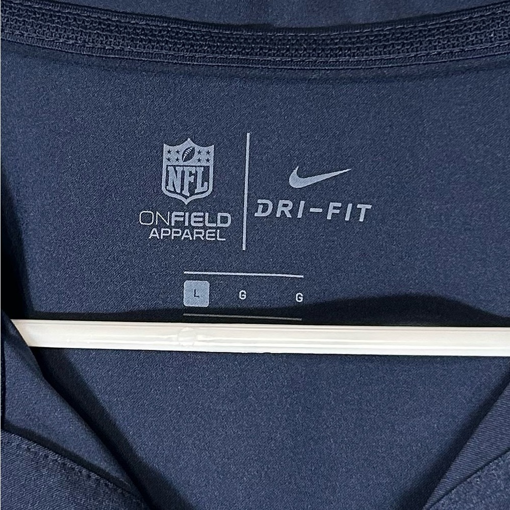 NFL Men's Navy Broncos‎ Dri-Fit Polo Shirt - Picture 3 of 6